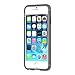 LUVVITT [Frost] Soft Slim Transparent TPU Rubber Case Flexible Shock Absorbing Cover designed for iPhone 6/6s Plus (5.5) Transparent Black