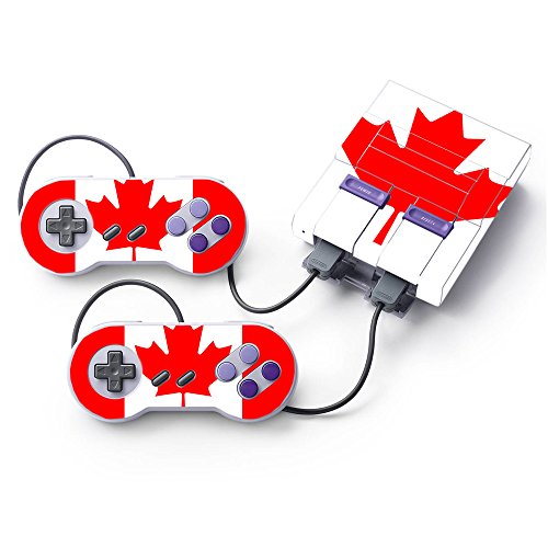 MightySkins Skin Compatible with Nintendo Super NES Classic - Canadian Flag | P…