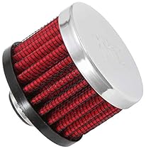 K&N 62-1320 Vent Air Filter / Breather: Vent Air Filter/ Breather; 0.375 in (10 mm) Flange ID; 1.5 in (38 mm) Height; 2 in (51 mm) Base; 2 in (51 mm) Top