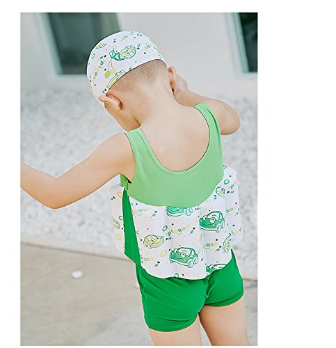 Kingswell Float Suit Toddler Swimsuit Kids Swim Training Aid Bathing Vest Suit with Removable Buoyancy Float for Toddler Boys