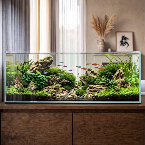 Cirrsondy Rimless Low-Profile Aquarium