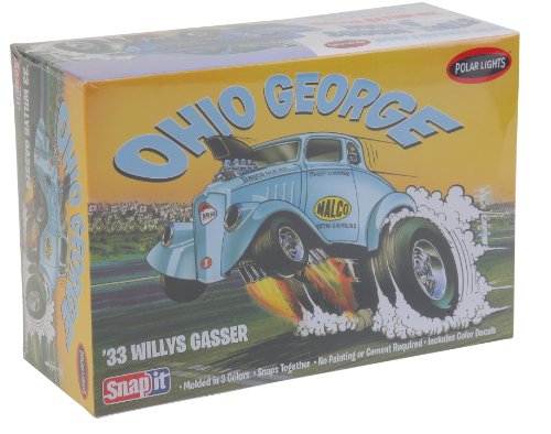Polar Lights 1933 Willys Coupe Snap Draggin Snap Model Building Kit