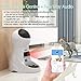 Iseebiz Automatic Pet Feeder with Camera, 3L App Control Smart Feeder Cat Dog Food Dispenser, 2-Way Audio, Voice Remind, Video Record, 6 Meals a Day for Medium Small Cats Dogs, Compatible with Alexathumb 1