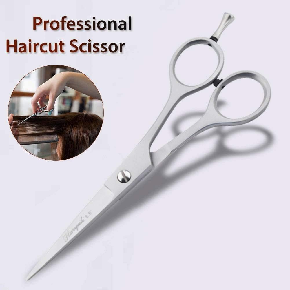 Haryali London Professional 5.5 Inch Hairdressing Barber Scissors Hair Cutting Shears with Leather Pouch for Men Women - Image 4