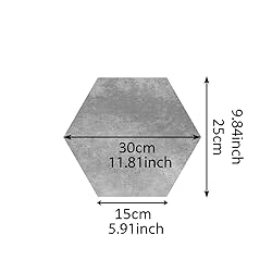Alwayspon 24Pcs Hexagon LVT Flooring Peel and Stick