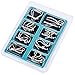 Sea Team 8pcs Brain Teasers Metal Wire IQ Puzzles for Adult Children and Student - Set of 2