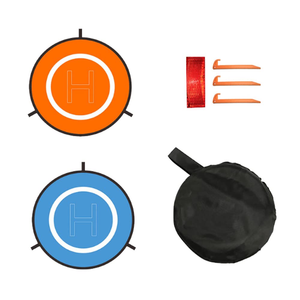 Yiqigou 55cm Drones Landing Pad, Nylon Portable Folding Drone Parking Landing Pad Helipad for RC Quadcopter (21inch)