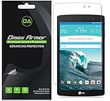 [3-Pack] Dmax Armor- LG G Pad X8.3 (Verizon) Screen Protector High Definition Clear Shield - Lifetime Replacements Warranty- Retail Packaging