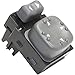 Evan-Fischer Mirror Switch compatible with BLAZER 98-05 / S10 PICKUP/SONOMA 98-04 / BRAVADA/JIMMY 98-01 4 Male Terminals Pins Type