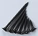 IEUYO 400 Pack #6 Drywall and Wood Screws Assortment Kit - 7 Sizes: M3.5x16/20/25/30/35/40/50 - Bugle Head, Phillips, Black Phosphate