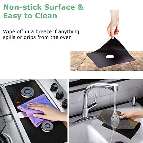 2 Burner+Protectors+Thickness+Reusable+Non+Stick