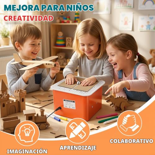 Safe Cardboard Cutter For Kids: Chomp 45w Bladeless Electric Saw Precisely Cuts 4mm Cardboard Stem Tool Ideal For 3D Models And School Projects