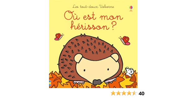 Amazon Com Ou Est Mon Herisson Les Tout Doux Usborne French Edition Watt Fiona Wells Rachel Beurton Sharp Lorraine Books