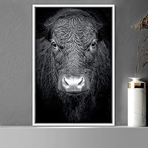 signwin Framed Canvas Wall Art High Contrast Portrait...