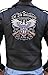 Leather Supreme Large Patriotic American Eagle The 2nd Amendment Biker Patch-Silver-Large
