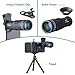 Cell Phone Camera telephoto Lens, 18X Zoom Telephoto Universal Clip On Lens Kit for iPhone 8/7/6S/6 Plus/5/4,Samsung, Android and Other Phones