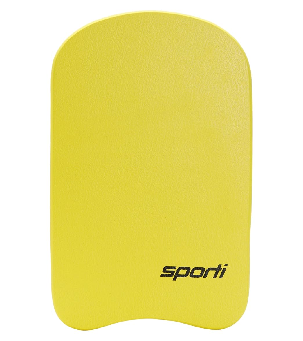 Photo 1 of Sporti Adult Kickboard for Swim Training - Swimming Kick Board for Men Women, Water Board for Men & Women, Swimming Training Aid - New Version - Yellow