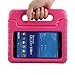 Samsung Galaxy Tab 4 7.0 Kids Case - BMOUO EVA ShockProof Case Light Weight Kids Case Super Protection Cover Handle Stand Case for Kids Children for Samsung Galaxy Tab4 7-inch Tablet - Rose Color