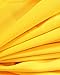 Sidefeel Women Sweet Scallop Pleated A-line Dress Small Yellow