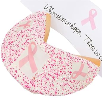 Lady Fortunes® Pink Ribbon Giant Fortune Cookie: Amazon.com: Grocery