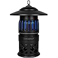 DynaTrap DT1050-AZSR 1/2 Acre Mosquito, Beetle & Flying Insect Trap – Kills Mosquitoes, Flies, Wasps, Gnats, Beetles & Other Flying Insects - Bug Zapper Alternative - Black
