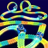 Kids Race Car Track with Flexible Track,Race Car