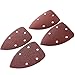 NUOLUX Grit 14cm Mouse Sander Pads Sanding Sheets Discs Mixed 40 80 120 240 (40pcs)