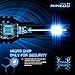 NINEO 880 LED Headlight Bulbs w/Small Size,10000LM 6500K Cool White CREE Chips All-in-One Conversion Kit