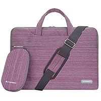 YOUPECK Water Repellent 10 11 11.6 Inch Tablet Laptop Shoulder Bag for MacBook Air 11 12, Surface Pro, iPad Polyester Protective Messenger Briefcase Men Women Carrying Handbag Sleeve Case,Denim Violet
