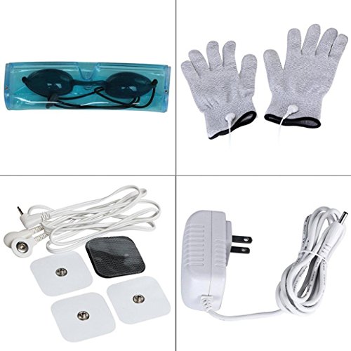 Afco 6in1 Facial Massagers Device Ultrasonic Infrared Light EMS LED Face Care Body Slimming Tool Beauty Accessory size 20cm x 8cm x 8cm (White)