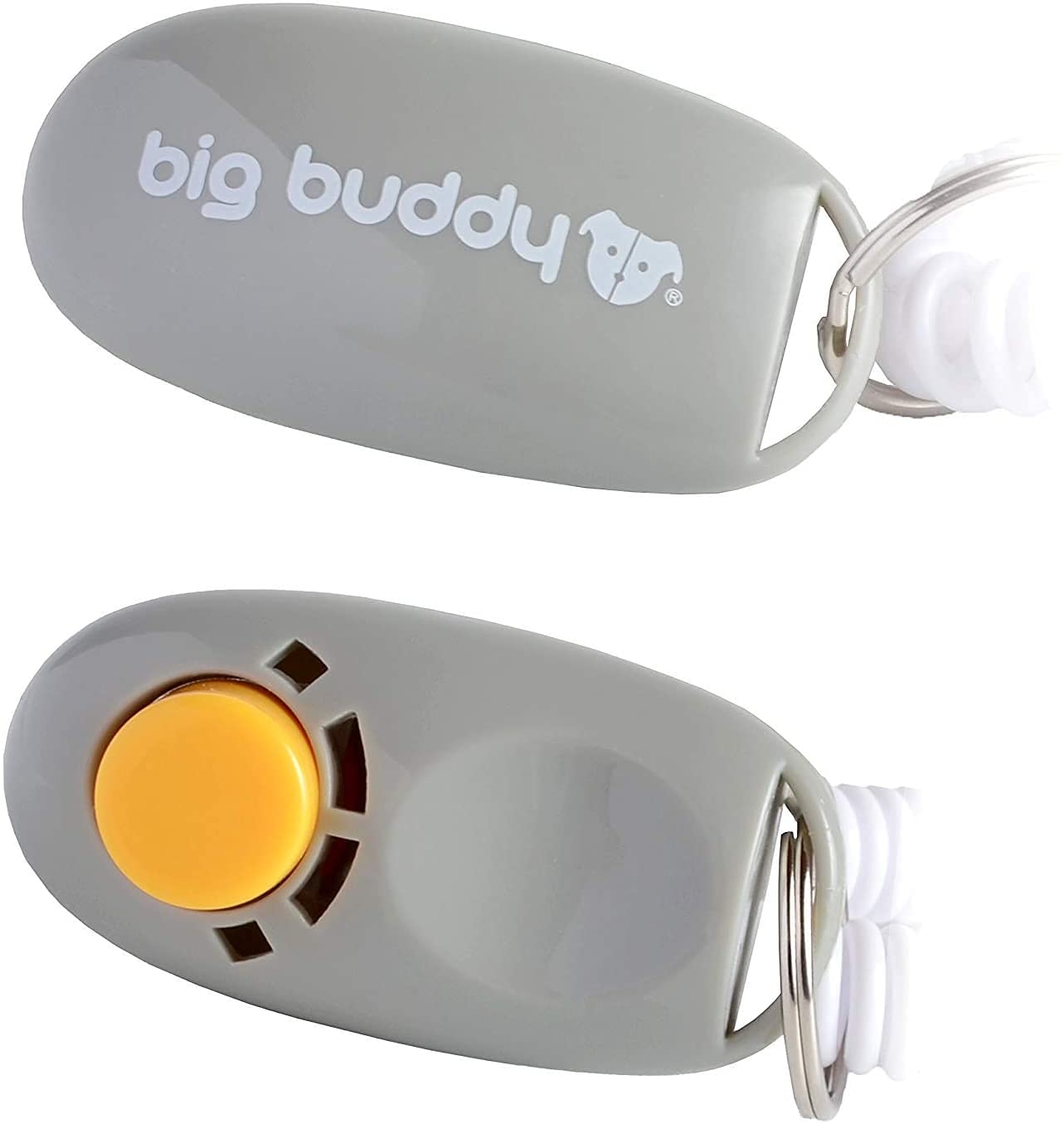 big buddy - Professional Behaviour Training Aid Clicker with Elasticated Wrist Strap - for Dogs, Puppies, Cats, Horses (Single Pack)