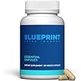 Blueprint Bryan Johnson Essential Capsules - Daily Multivitamin/Multimineral for Women and Men - Antioxidant Supplement with Calcium, Vitamin B1, Vitamin D, and Zinc - Vegan and Non GMO (30 Servings)