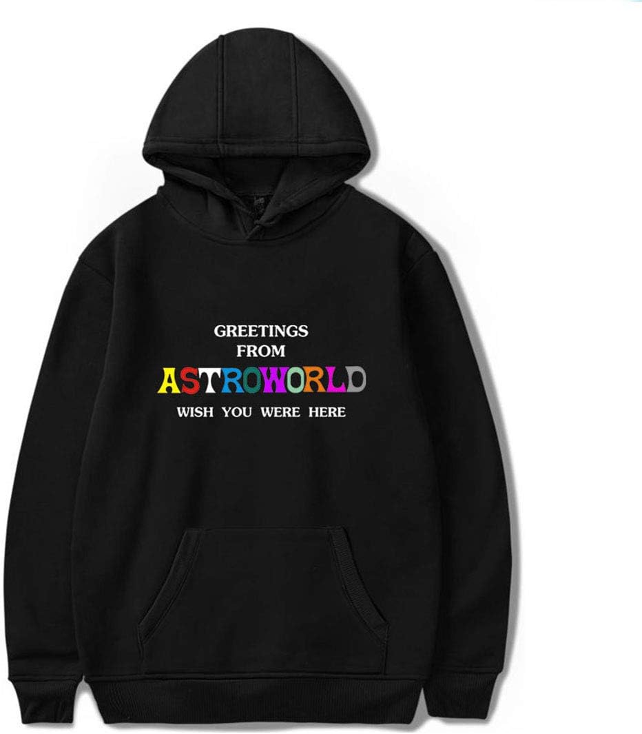 YIAI BTS Print Travis Scotts ASTROWORLD Hooded Hoodies Men/Women Clothes Plus Size Harajuku Hip Hop Hoodies Sweatshirt