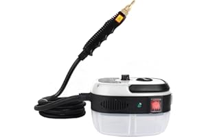 CHOLISM Handheld Steam Cleaner, High Pressure Steam Cleaner 2500W Handheld High Temperature Steam Cleaner Household Steam Cleaner (White)