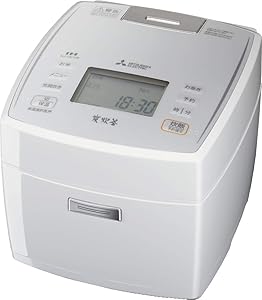 Mitsubishi Electric IH rice cookers Bincho Sumisumi ?? 5.5 Go cook Pure White NJ-VE108-W