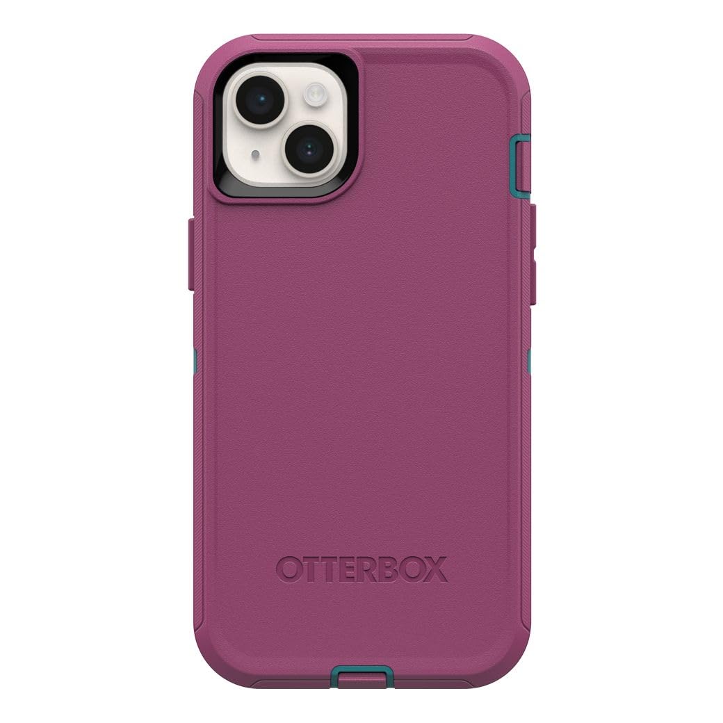 OtterBox iPhone 14 & iPhone 13 (Only) - Defender Series Case - Canyon Sun (Pink) - Rugged & Durable - with Port Protection - Case Only - Non-Retail Packaging
