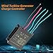 Wind Charge Controller for Wind Turbine Generator 400W Waterproof 12V 24V Wind Turbine Generator Charge Controller (12v)
