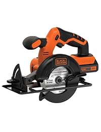 Black & Decker - Sierra circular inalámbrica (20 V, máx. 5.4 in)