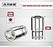 ARES 70503 | 11-Piece 3/8-inch Drive SAE Mid Length Socket Set | 6-Point Sockets Constructed From Premium Heat Treated Chrome Vanadium Steel | Storage Rail Included