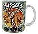 Evolution Avenue I Love Giraffes Gift Collection(Women Cotton Sock)