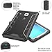 Poetic Revolution Heavy Duty Protection Hybrid Case with Screen Protector for Samsung Galaxy Tab E 8.0 (2016), Black