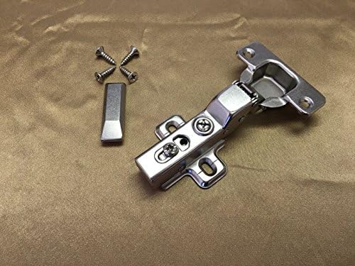 Fitslide E3-9 Concealed Clip On Soft Close Hydraulic Half Overlay Hinges for Frame Less Cabinet