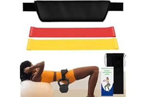 OLELON Hip Thrust Belt for Dumbbells, Kettlebells - Exercise Workout Equipment for Lunges, Squats, Glute Bridges - for Women 
