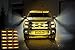 Zone Tech 54x LED Emergency Flashing Warning Light –Premium Quality Vehicle Service Deck Grill Amber Light – Perfect for Police, Firefighter Vehicles