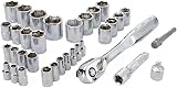 DEWALT DWMT45034 Mechanics 34 Piece 1/4 & 3/8 Inch Drive Socket Set SAE Metric view 3