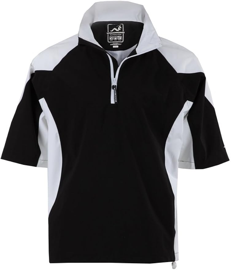 mens short sleeve golf jacket