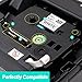 Markurlife Compatible Color Tz Label Replace for Brother Ptouch Label Maker Tze Tape 12mm 0.47 Inch Laminated Black on White/Clear/Blue /Red/Yellow/Green for P-touch D200 PT-D210 PT-D400 PT-D600, 6P