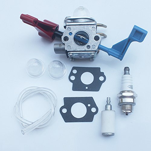 KIPA Carburetor With Fuel line Spark plug Gasket kit For Poulan FL1500
