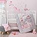 Bedtime Originals Rainbow Unicorn Musical Baby Crib Mobile, Pink