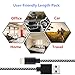 iPhone Cable,Sharllen MFi Certified Lightning Cables 3/3/6/6/10FT Nylon Braided iPhone Charging Cord Fast USB Charging&Syncing Cord Compatible iPhone Charger XS/Max/XR/X/8 P/8/7/7P/6/iPad 5 Pack Black